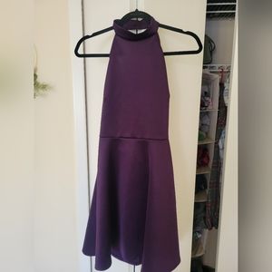 A simple elegant purple dress